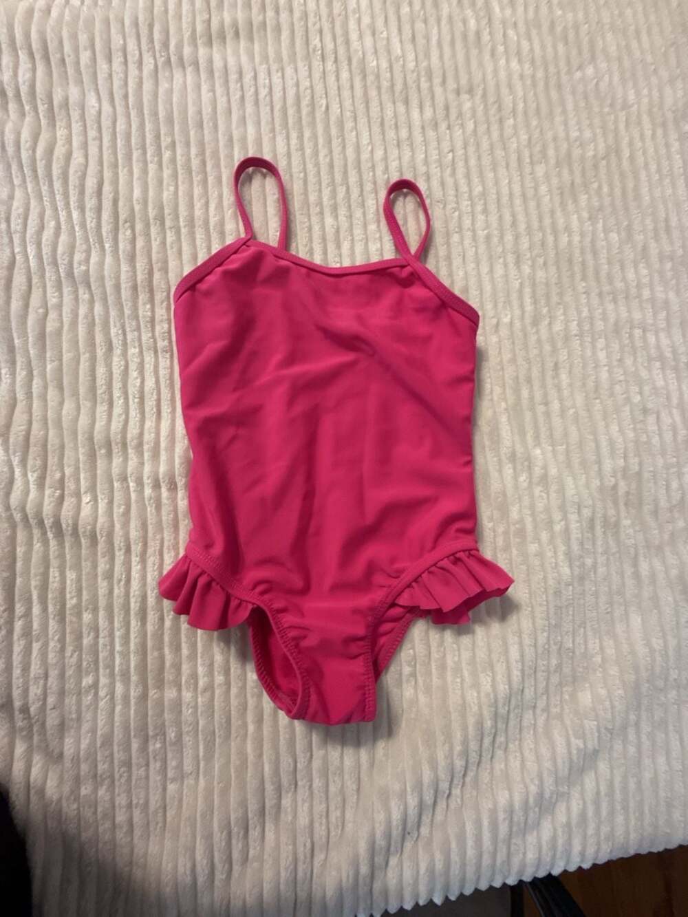 Wonder Nation Pink Ruffle One Piece Swimsuit 3T